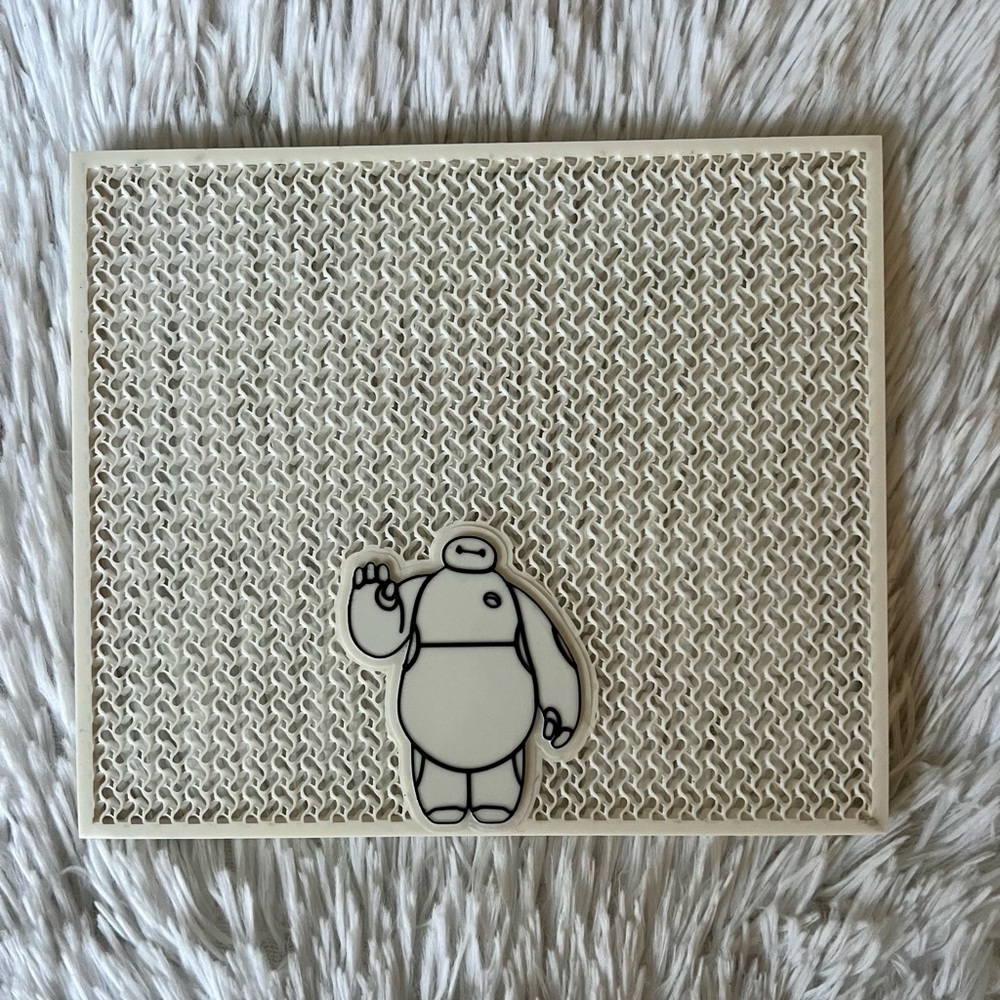 Disney Baymax inspired 3D printed pin board.